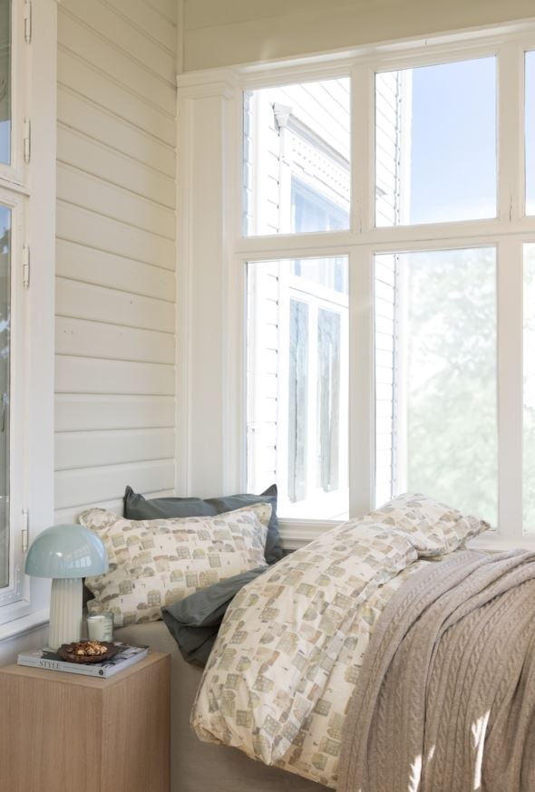 Voodipesukomplekt perkalpuuvillast mitmevärviline - 5