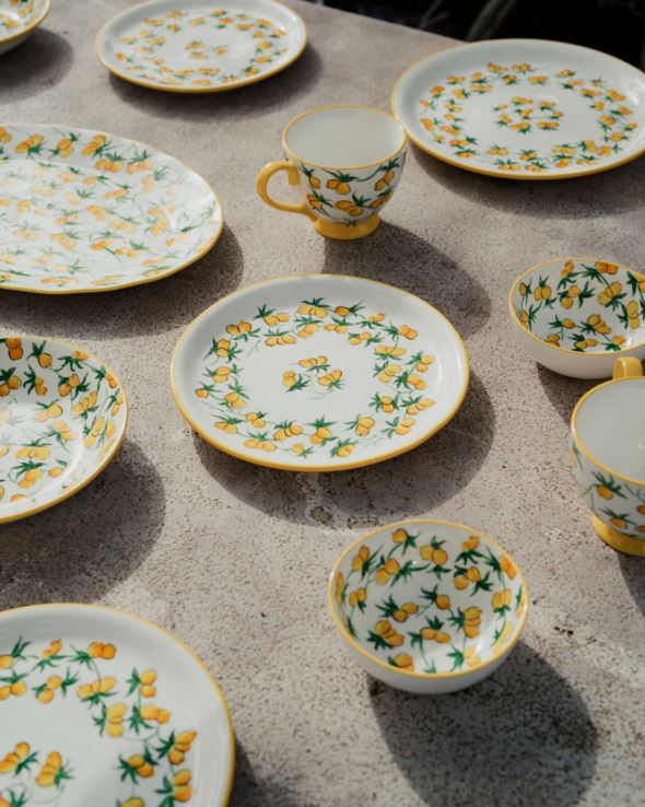 Kauss mitmevärviline/kollane - 2