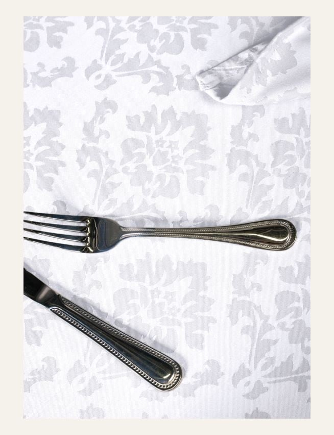 Vahatatud laudlina valge - 4