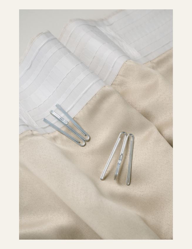 Eriti lai linane kardin naturaalne toon - 6