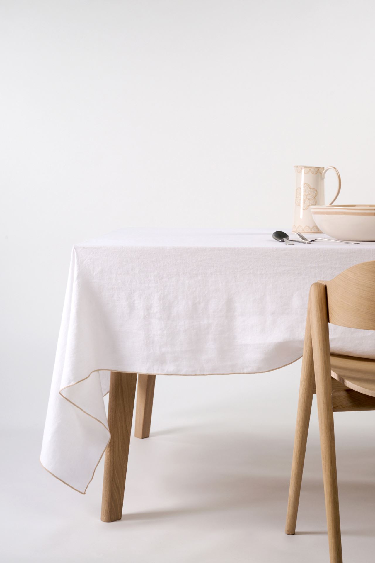 Linane laudlina beež - 140x350 cm beež - 1