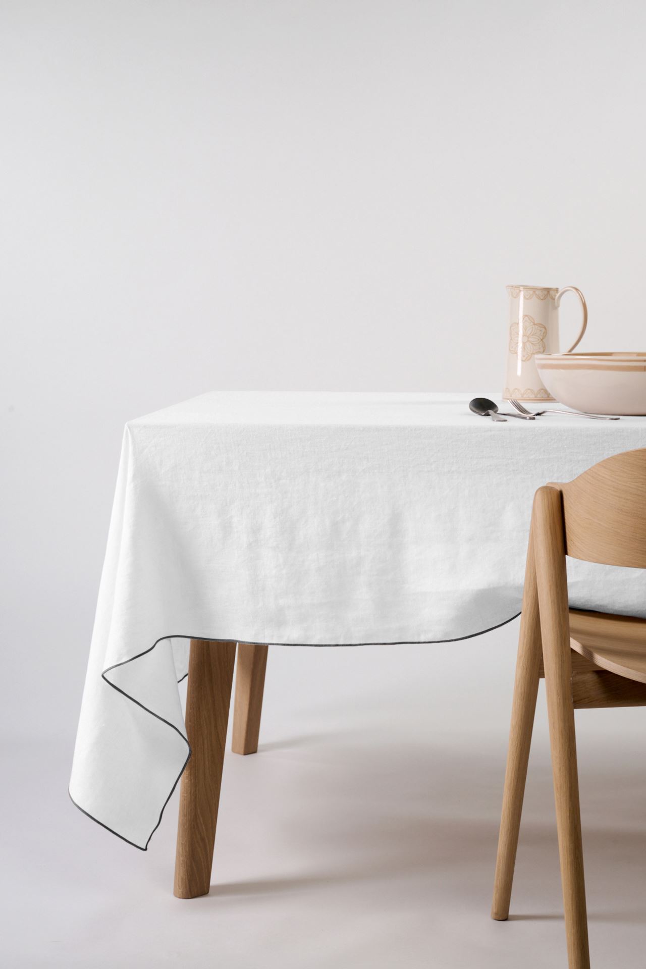 Linane laudlina valge - 160x250 cm valge - 1