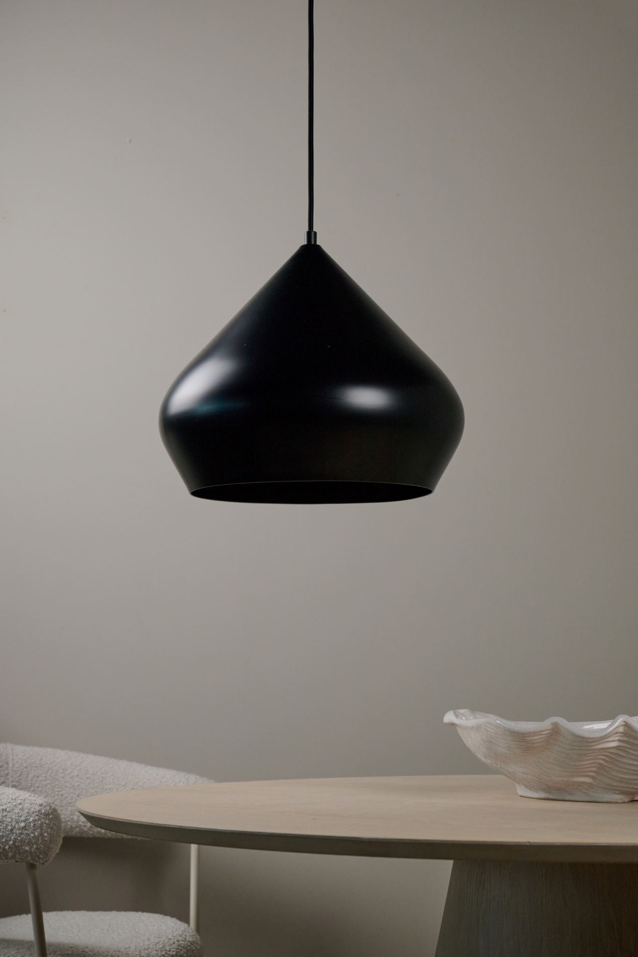 Laelamp must - 29,5 cm ø34 must - 1