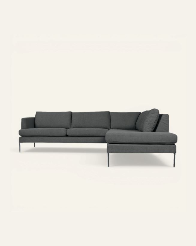 Diivan avatud ots paremal hall - 269x220x80 cm hall - 1