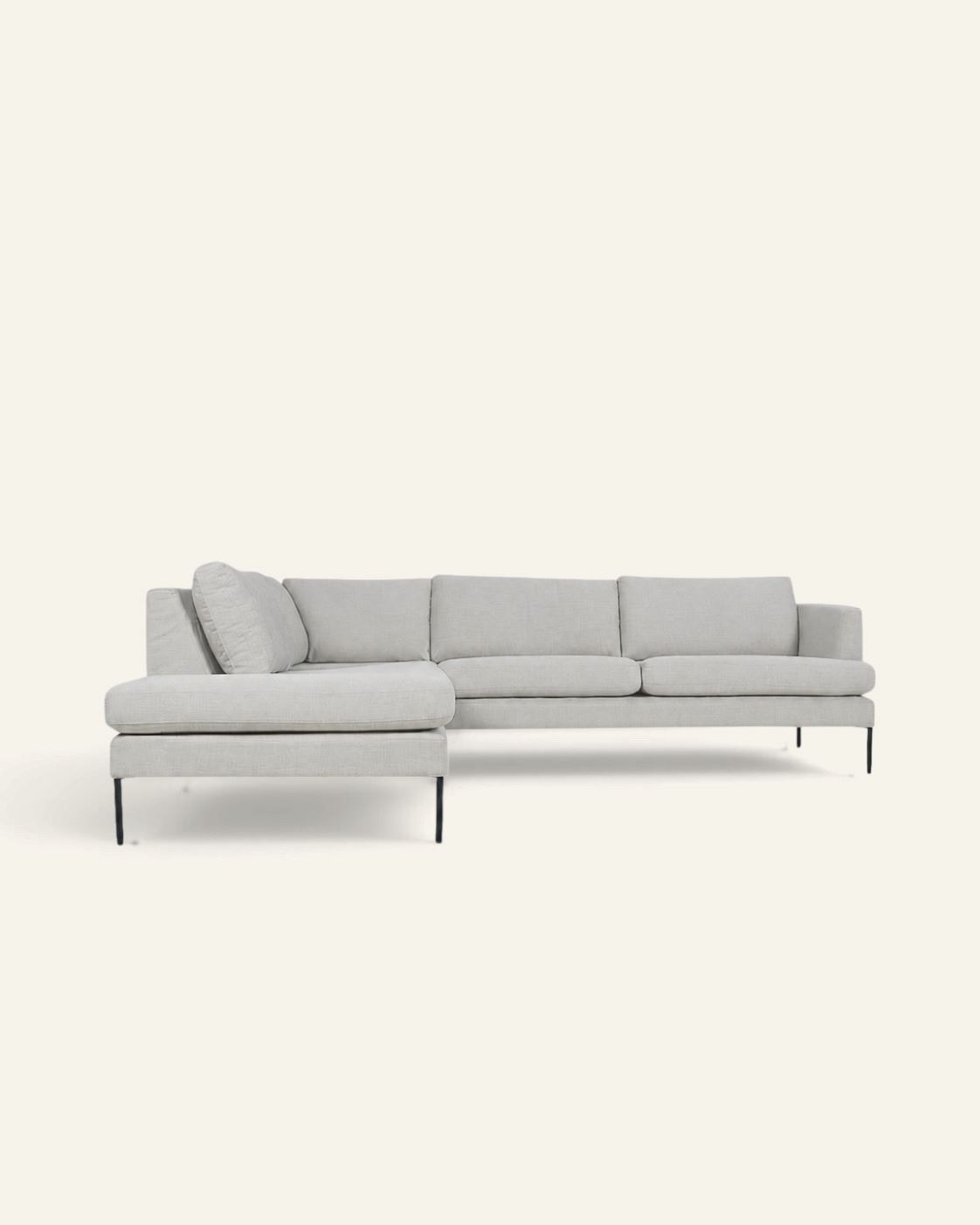 Diivani avatud ots vasakul beež - 269x220x80 cm beež - 1