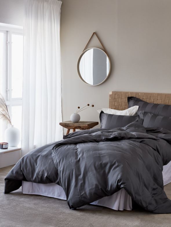 Voodipesukomplekt satiinpuuvillane hall - 3