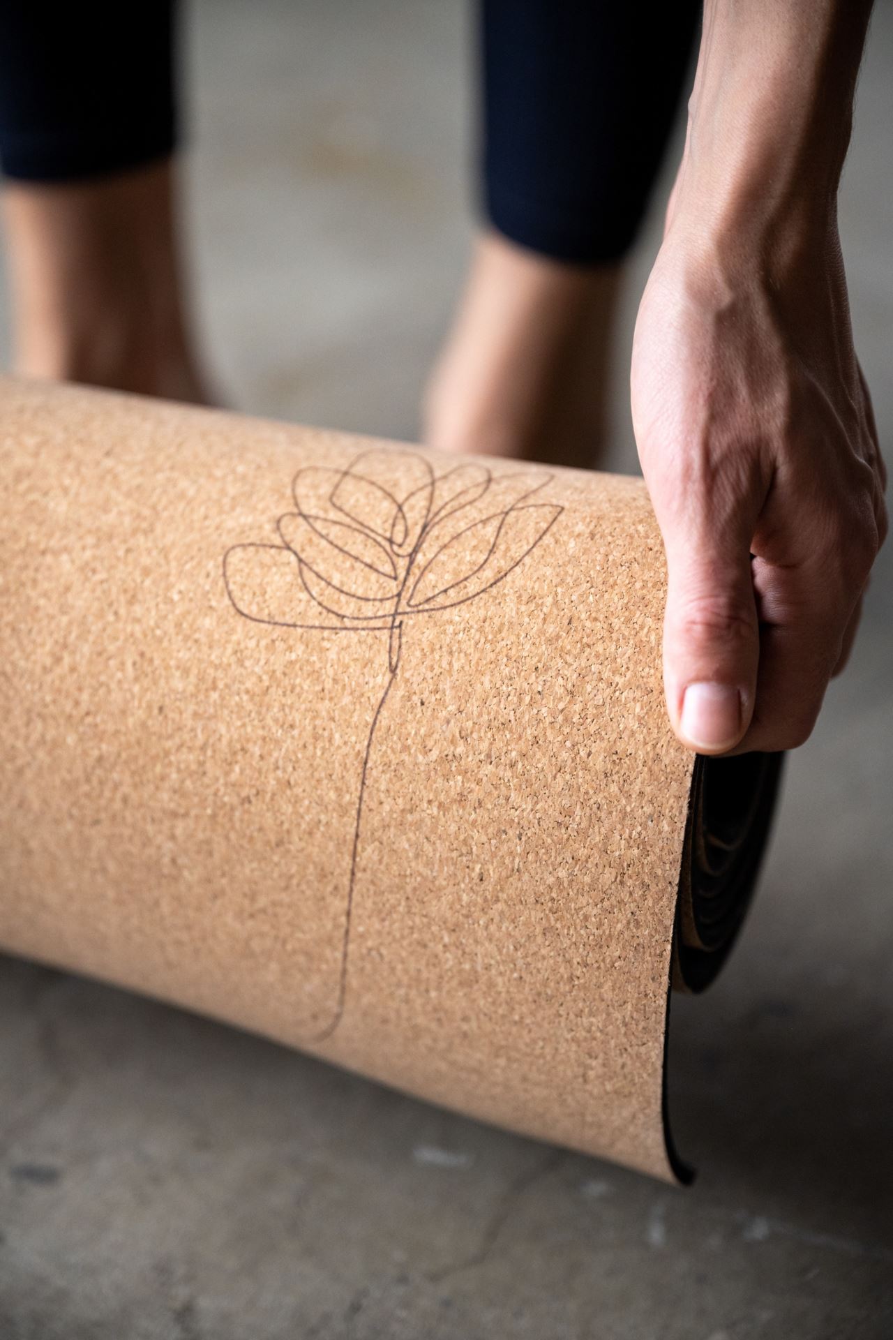 Joogamatt naturaalne toon - 5