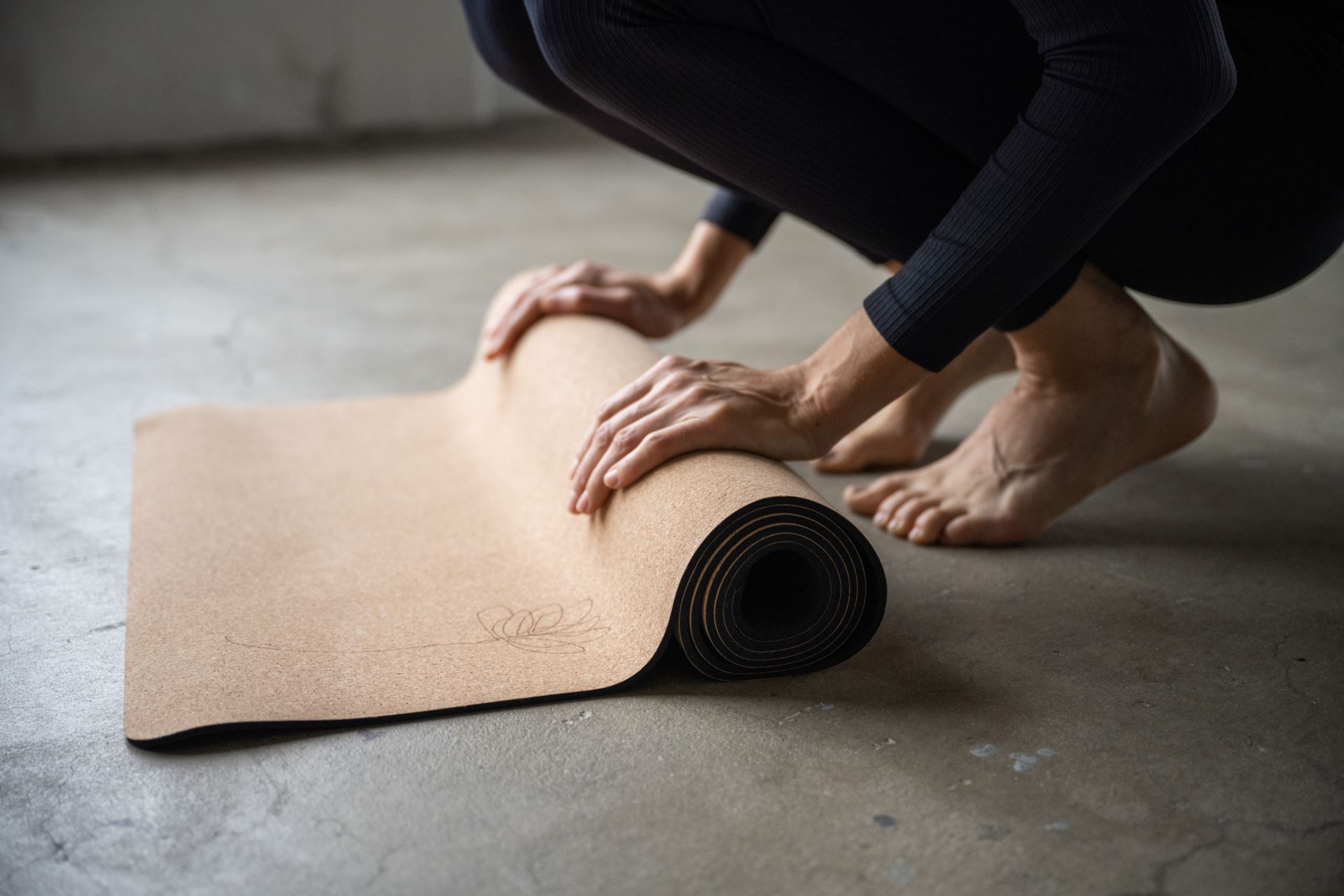 Joogamatt naturaalne toon - 2