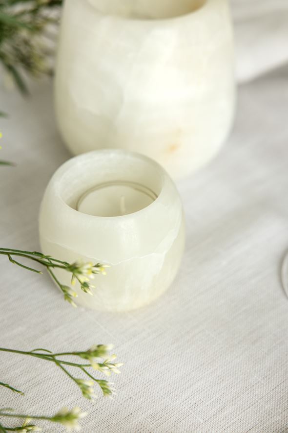 Küünlalatern loodusvalge - 2