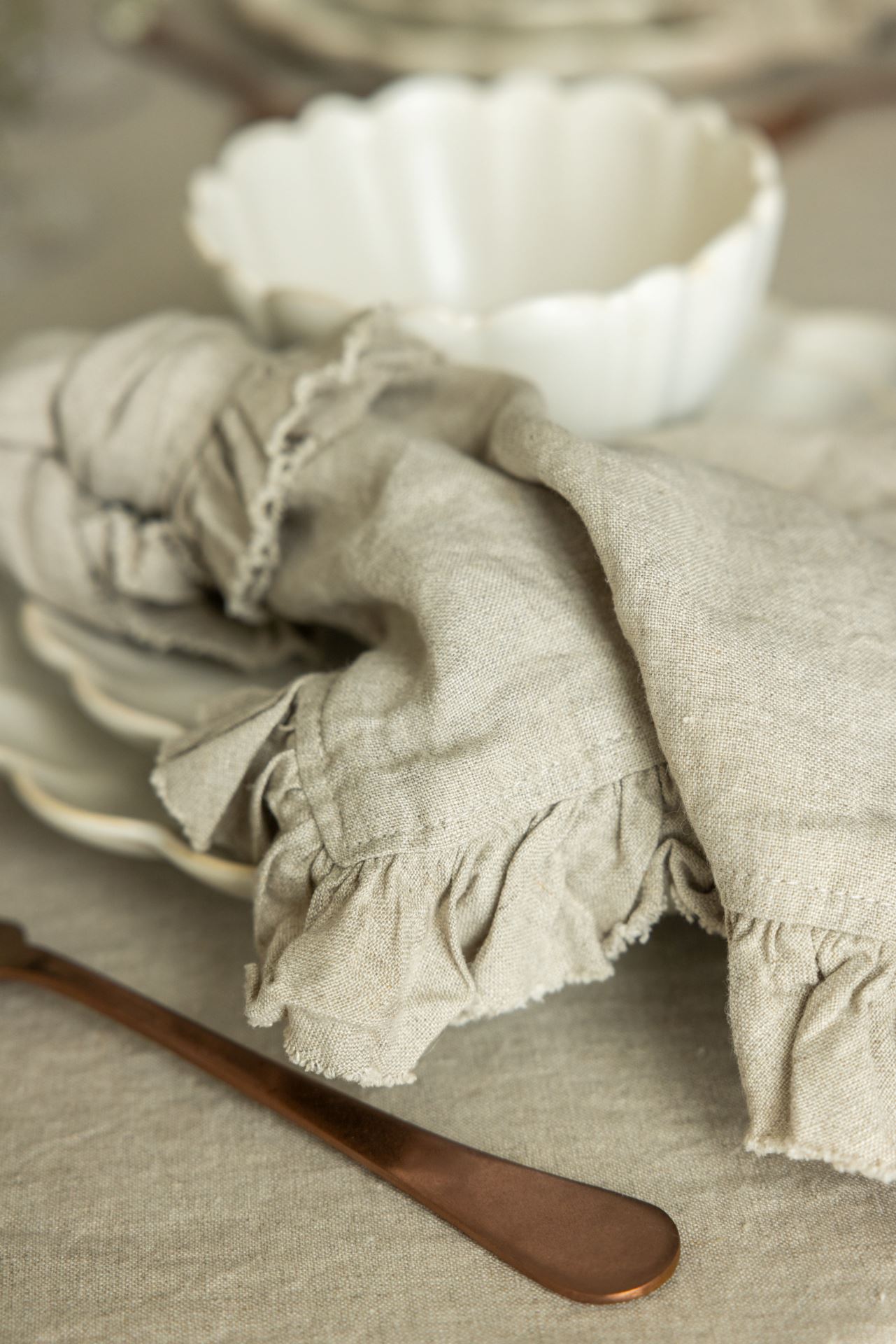 Linane servjett naturaalne toon - 3