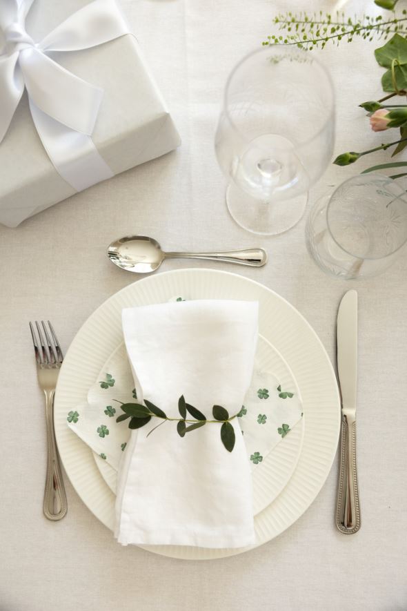 Linane servjett valge - 4