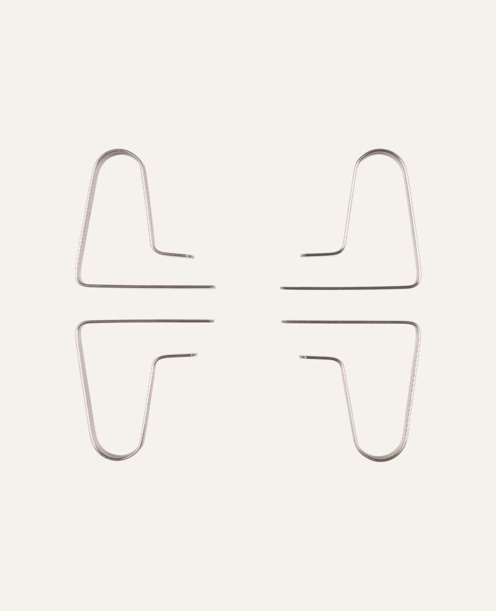 Laudlina klamber terashall - 4,6x4,6 cm terashall - 1