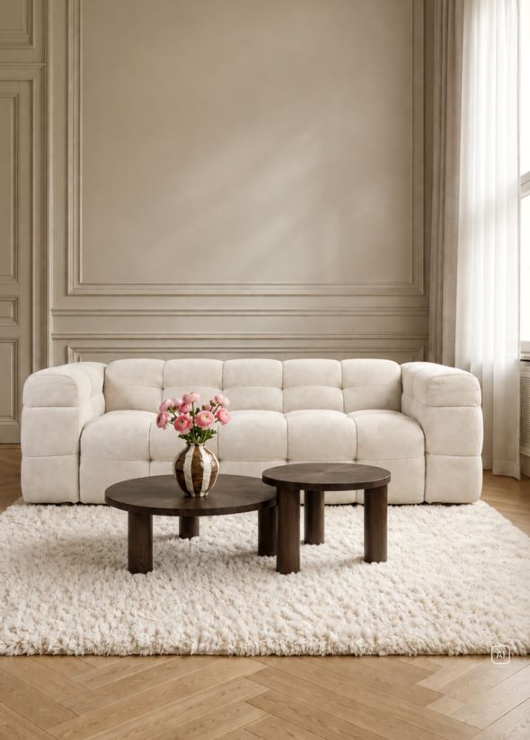 3-kohaline diivan hele beige - 2
