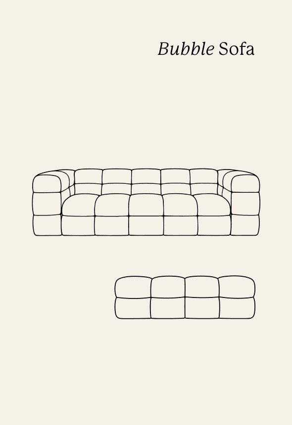 3-kohaline diivan hele beige - 6