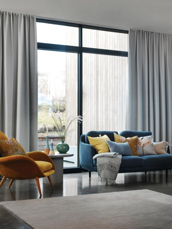 Pimendav kardin helehall - 2