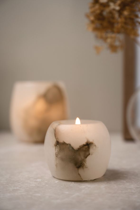 Küünlalatern loodusvalge - 4