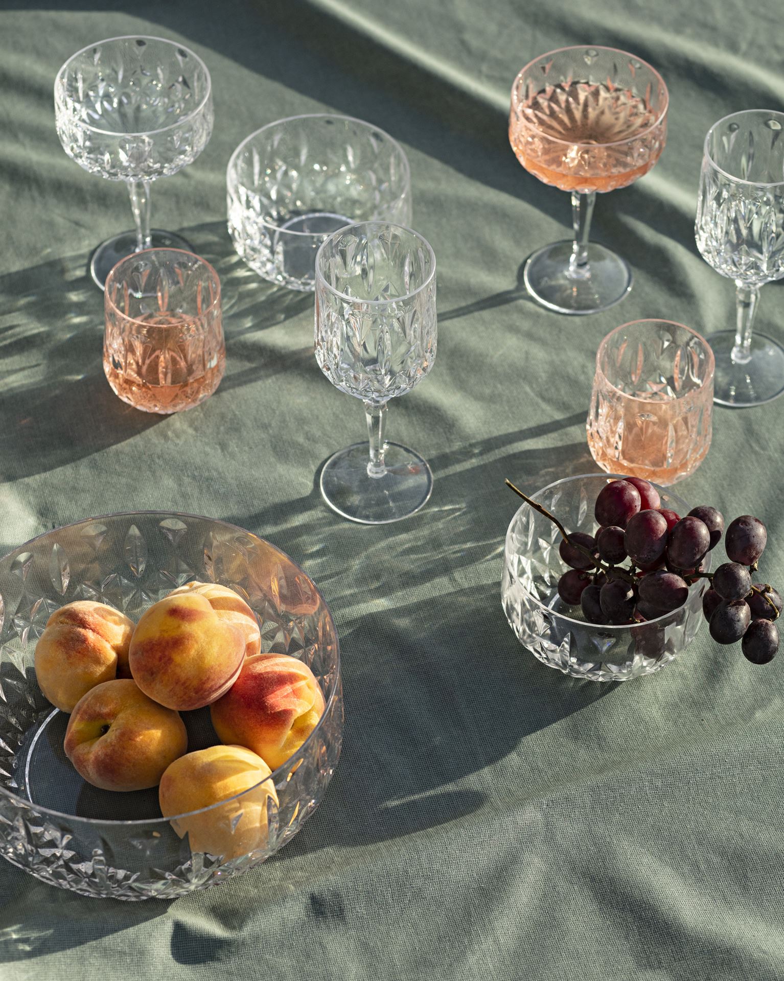 Vahatatud laudlina roheline - 2