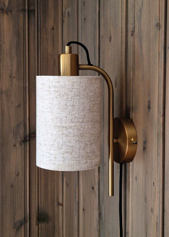 Seinavalgusti messing - 2