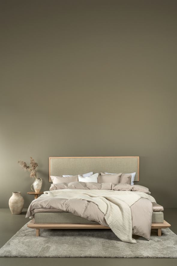 Voodipesukomplekt satiinpuuvillane sand - 2