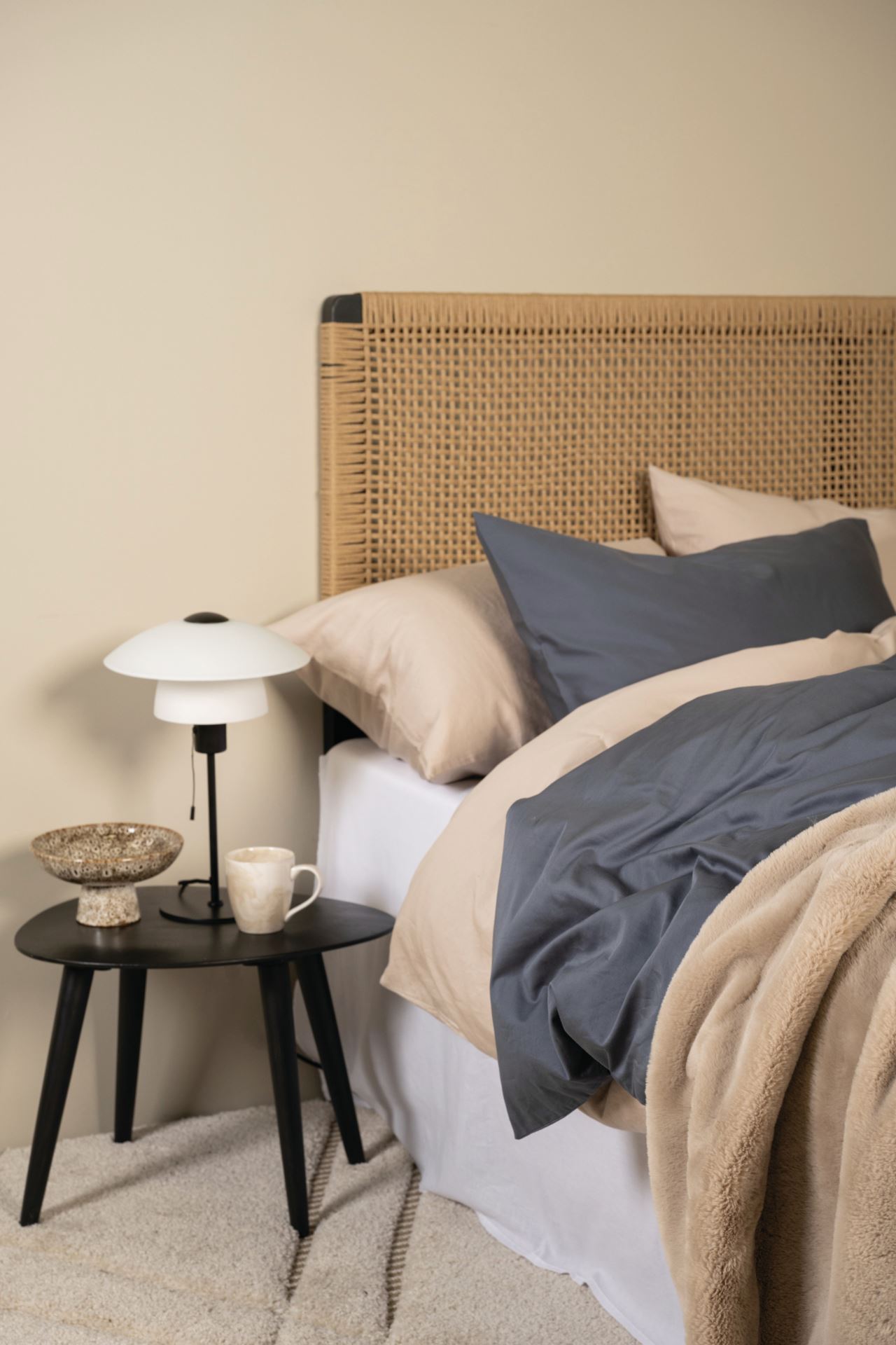 Voodipesukomplekt satiinpuuvillane sand - 4