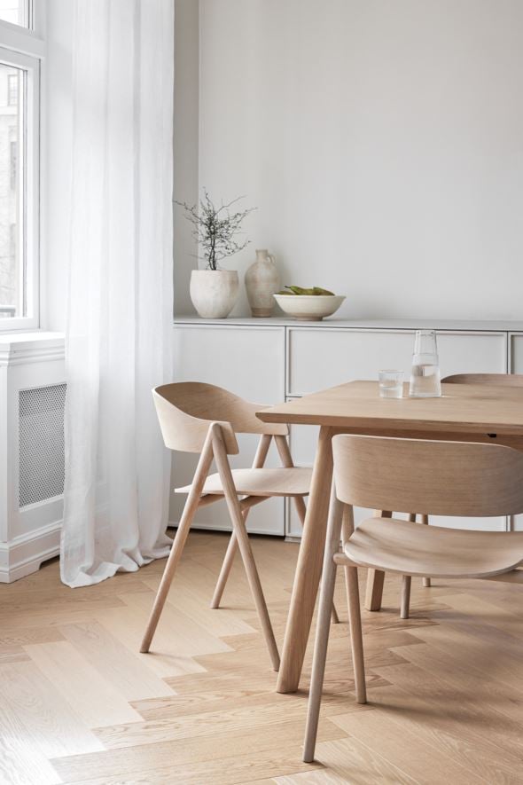 Söögilauatool naturaalne toon - 4