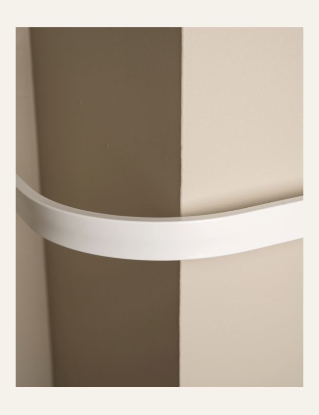 Kaarjas liides 90° valge - 3