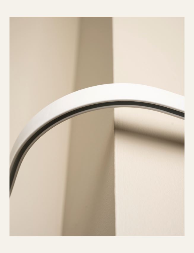 Kaarjas liides 90° valge - 2