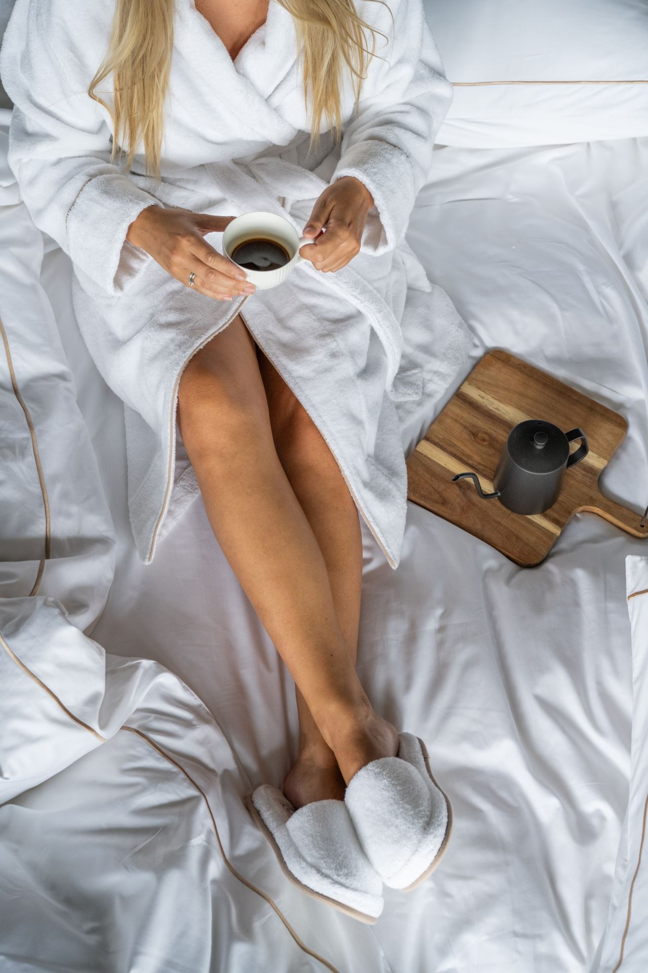 Voodipesukomplekt satiinpuuvillane sand - 5