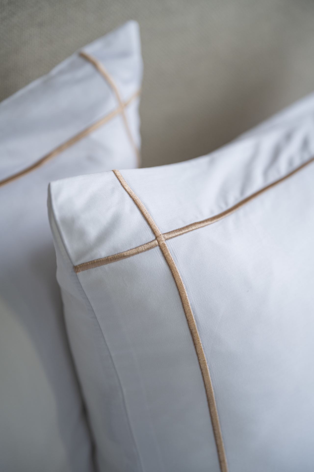 Voodipesukomplekt satiinpuuvillane sand - 3