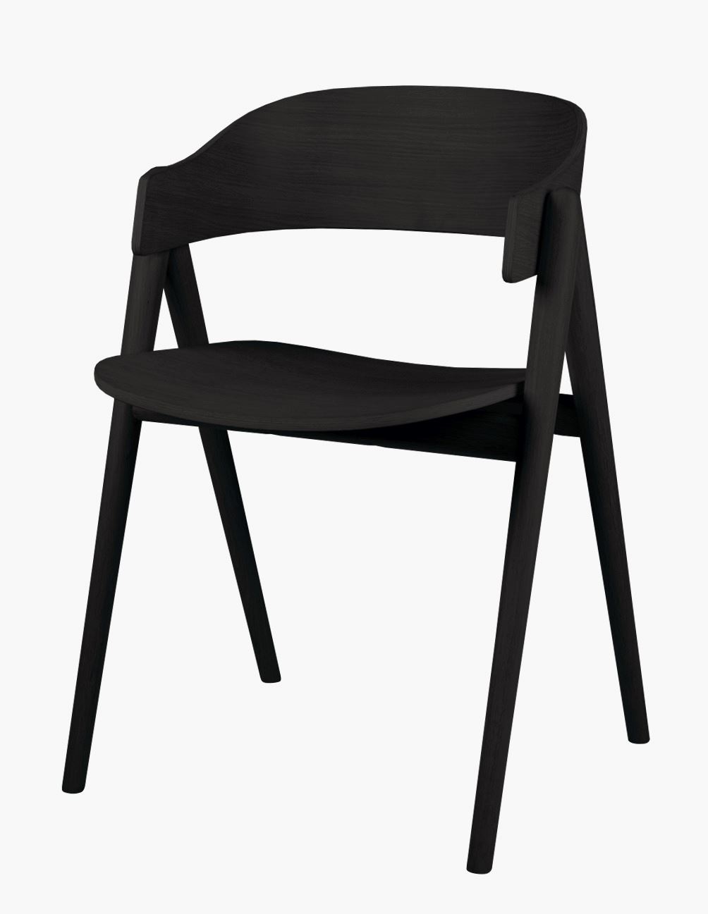 Söögilauatool must - 54x51x74 cm must - 1