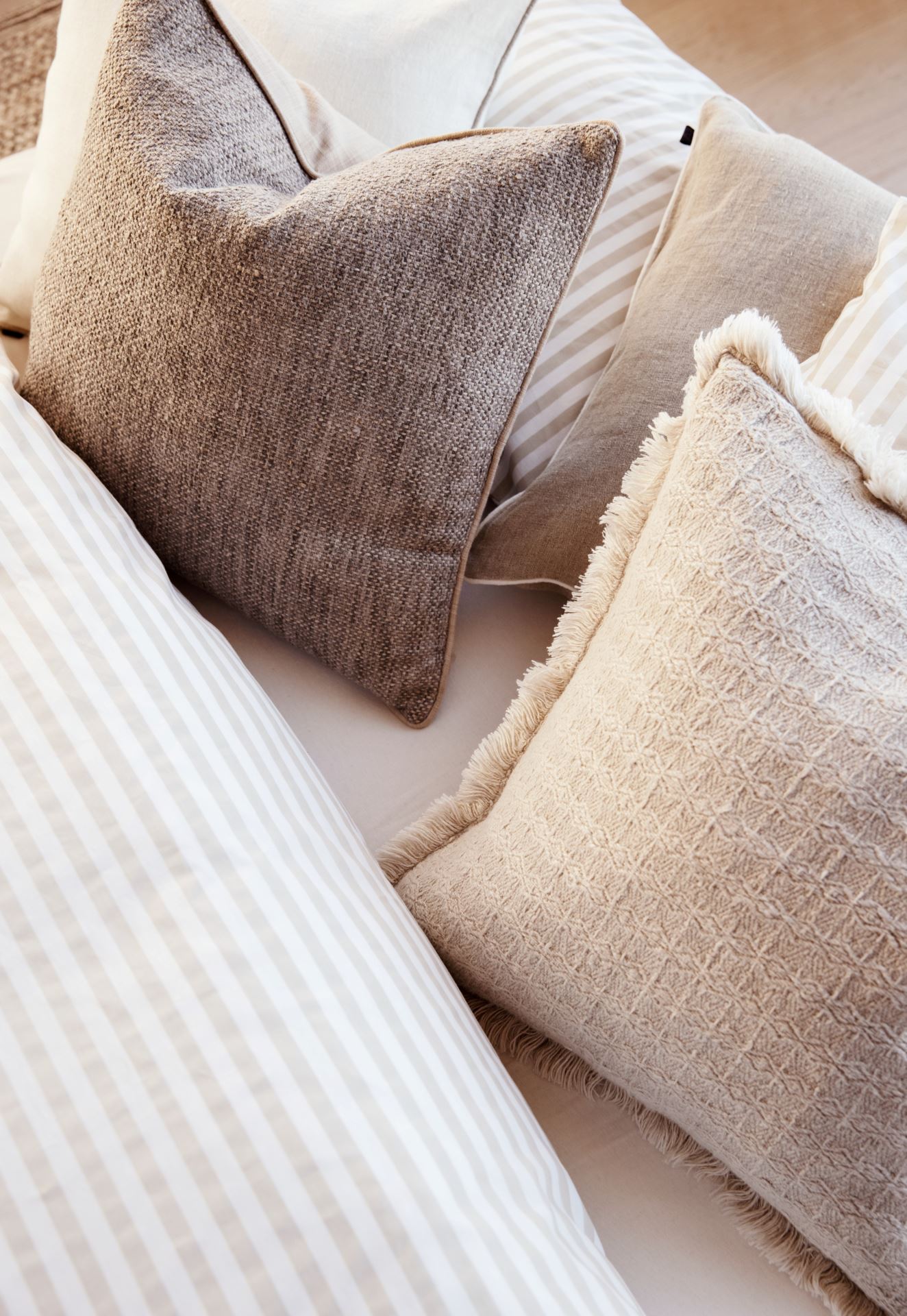 Dekoratiivpadja kate naturaalne toon - 5