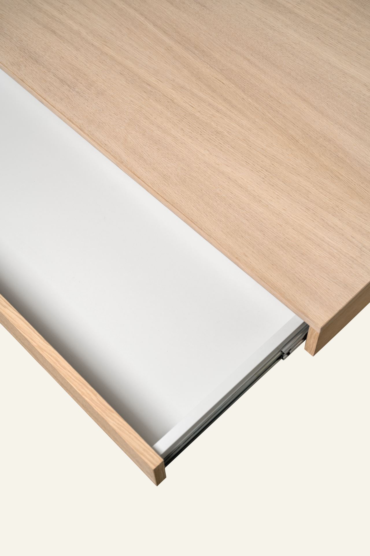 Riiulisüsteem kirjutuslauaplaadiga ja sahtliga naturaalne toon - 2