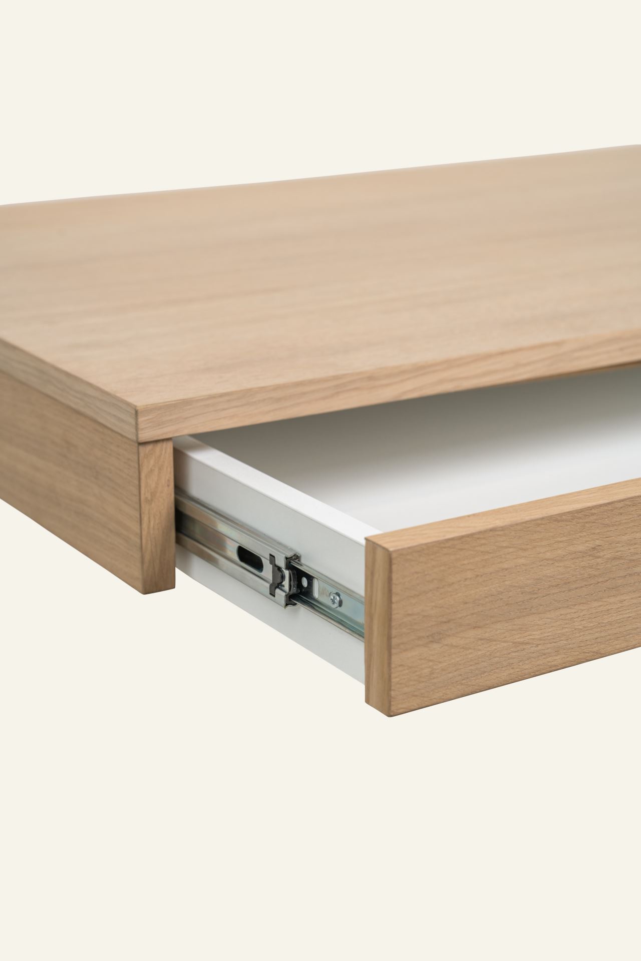 Riiulisüsteem kirjutuslauaplaadiga ja sahtliga naturaalne toon - 5