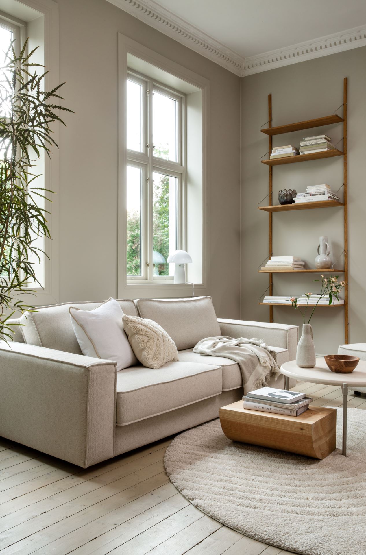 Ümmargune vaip loodusvalge - 3