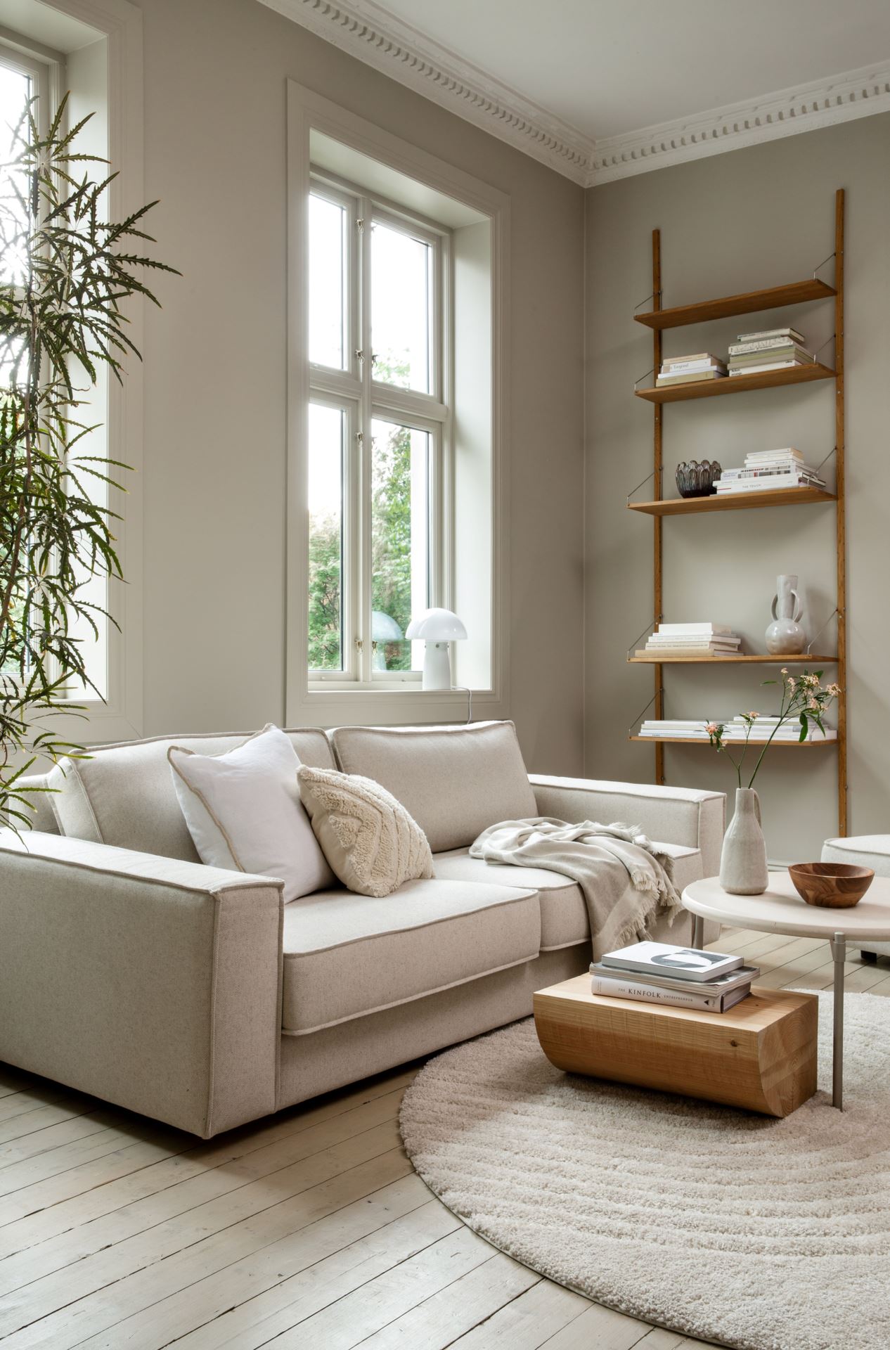 Ümmargune vaip loodusvalge - 3