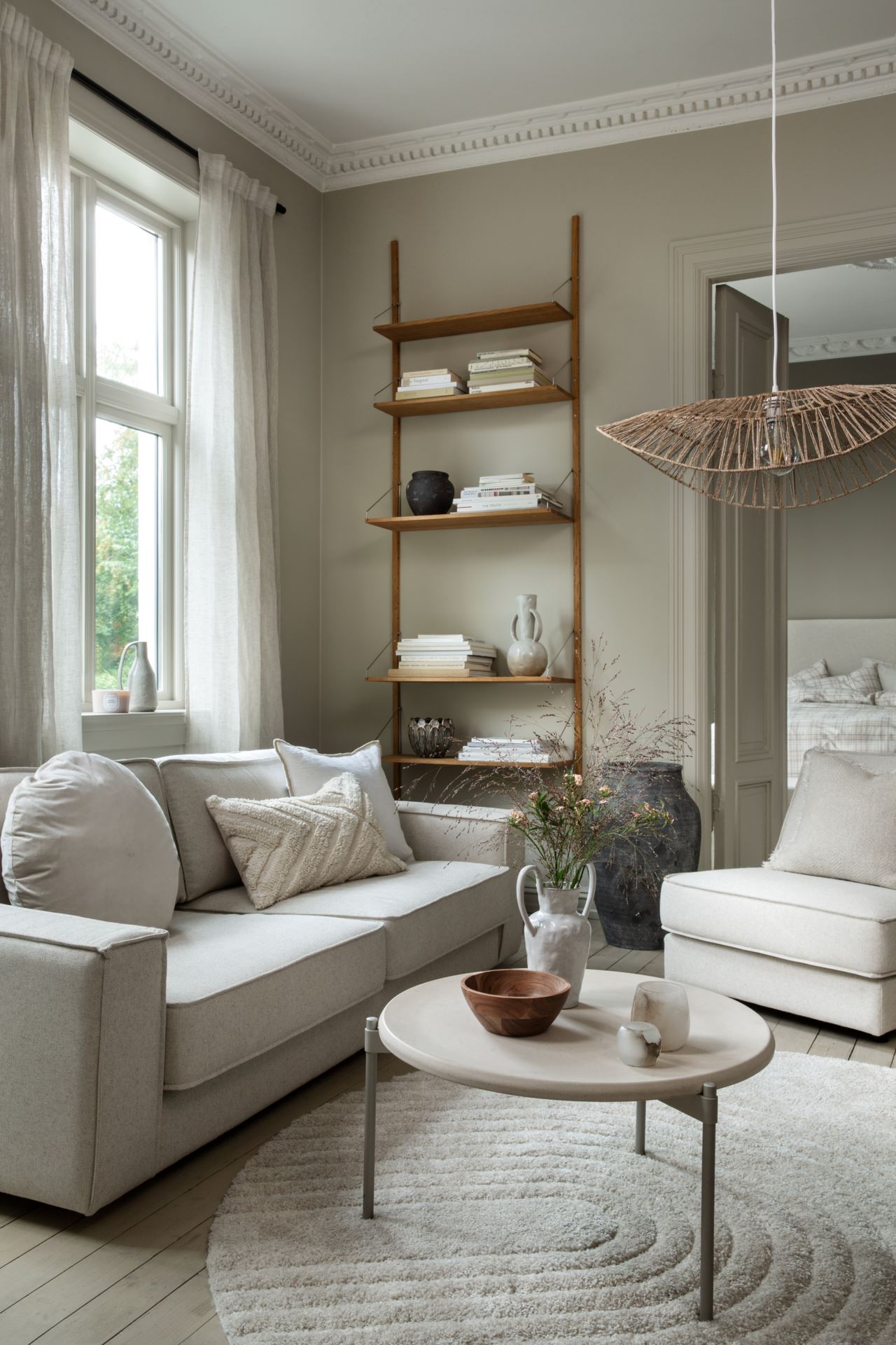 Ümmargune vaip loodusvalge - 4