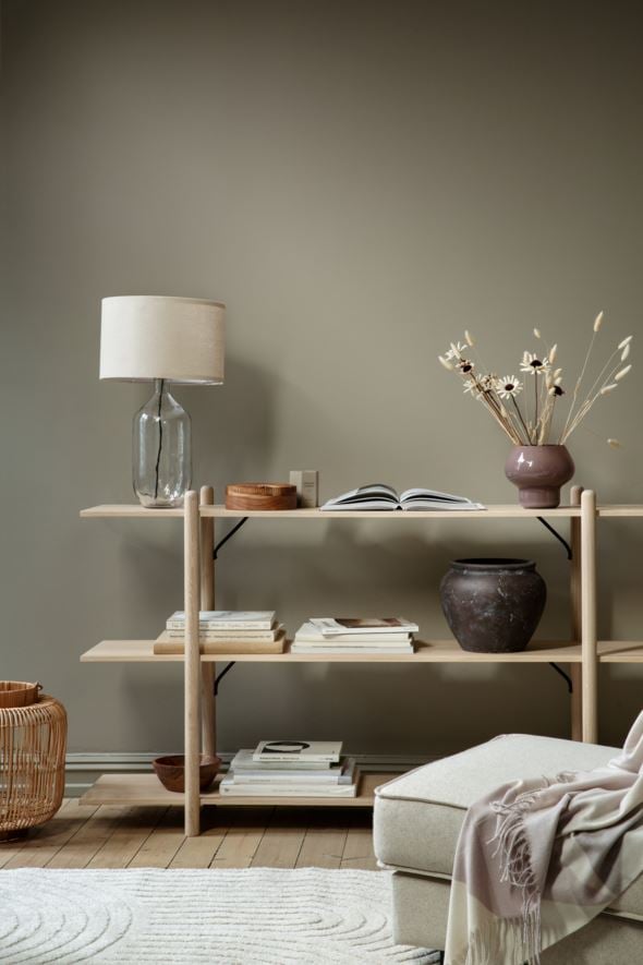 Madal vineer riiul naturaalne toon - 3