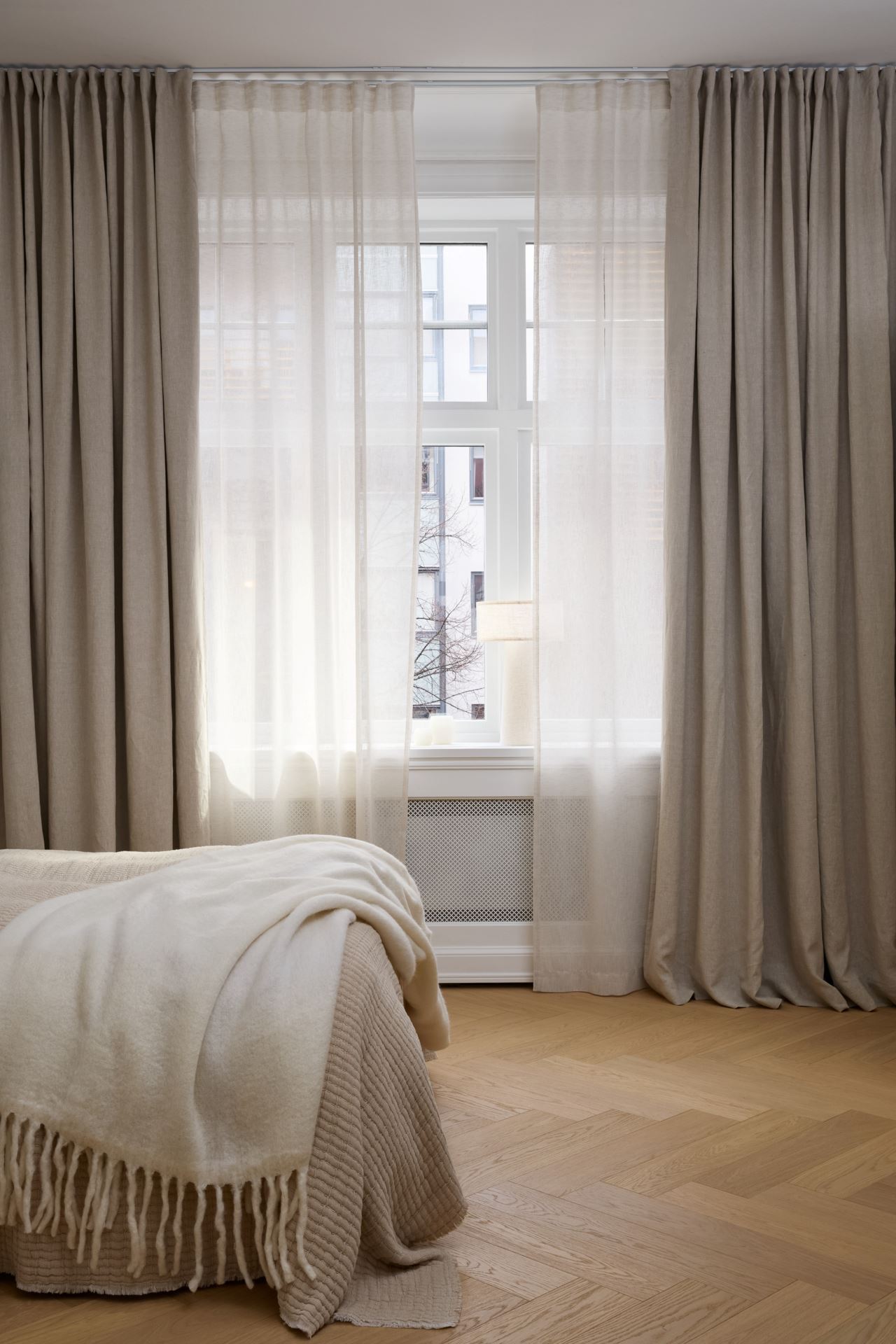 Linane kardin naturaalne toon - 3