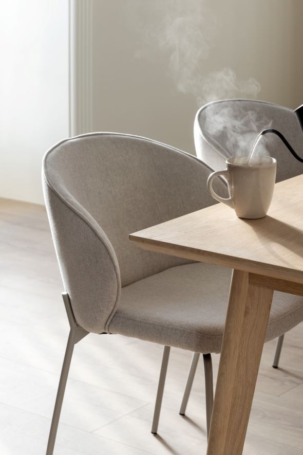 Söögilauatool hele beige - 2