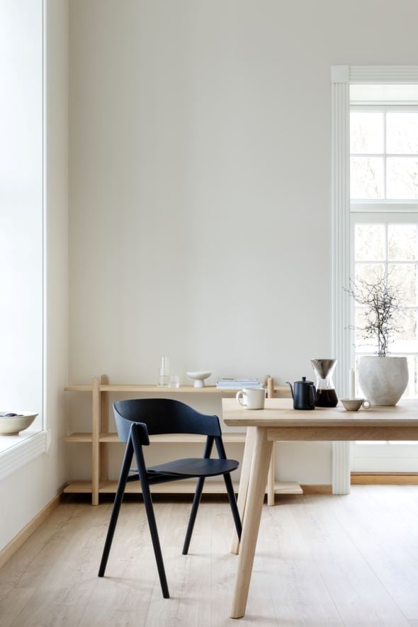 Söögilauatool must - 5