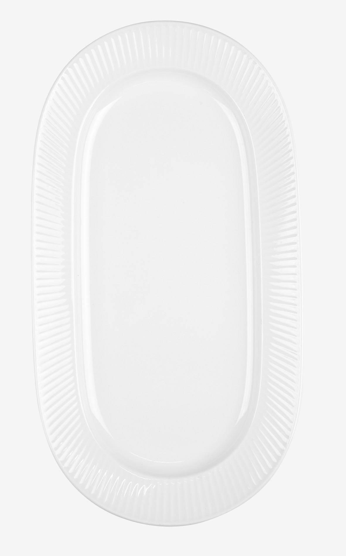 Taldrik valge - 35,5x19,2cm valge - 1