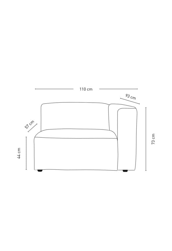 Moodul 1,5 istme käetugi parem hall - 3