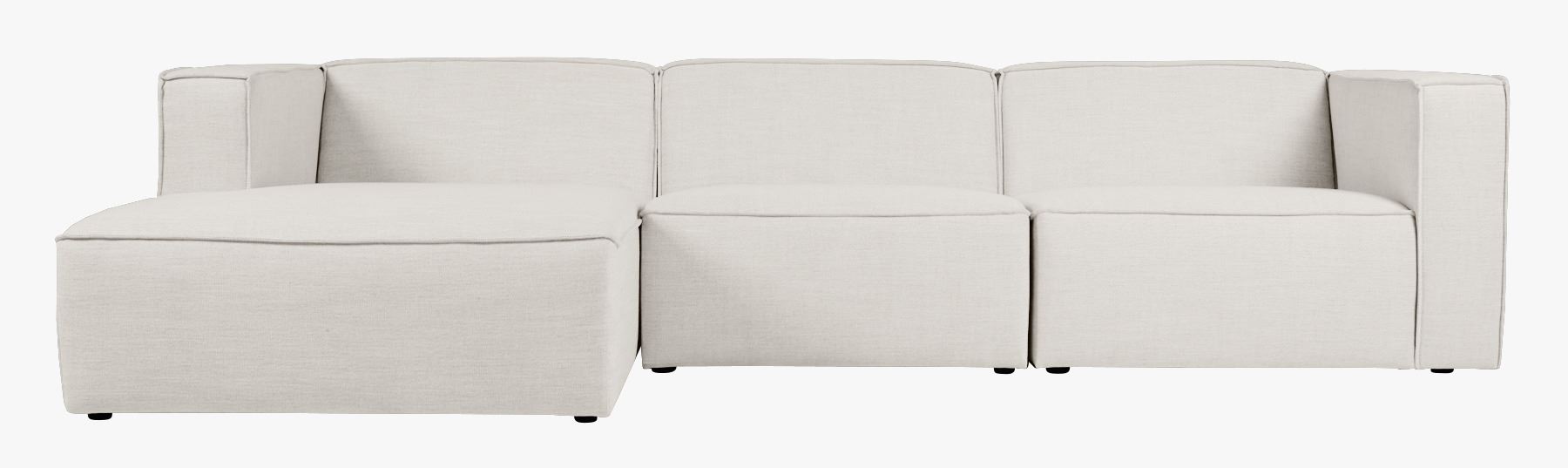 3-kohaline diivan lamamisosaga vasakul naturaalne toon - 314x154x73 cm naturaalne toon - 1