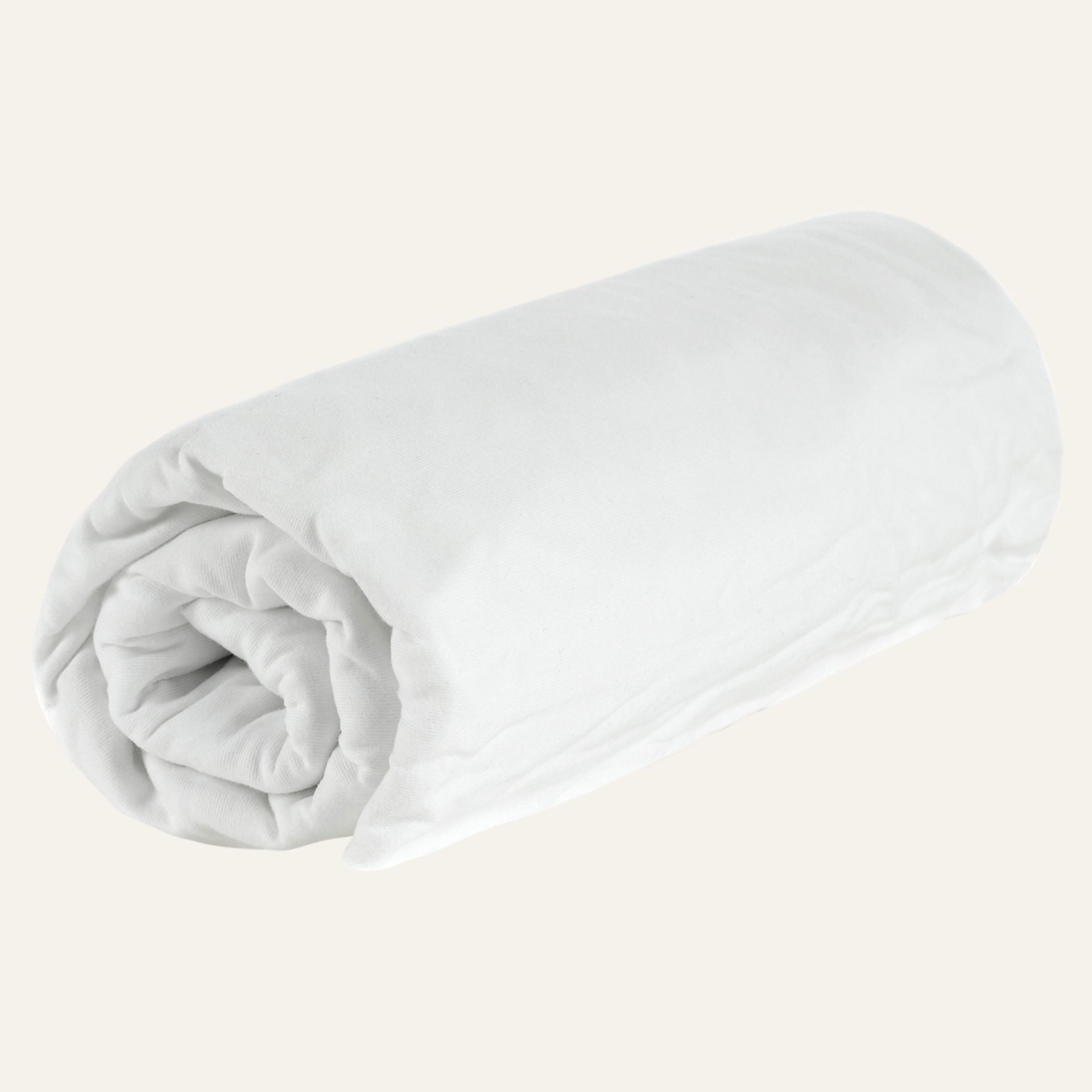 Voodilina kummiga valge - 2