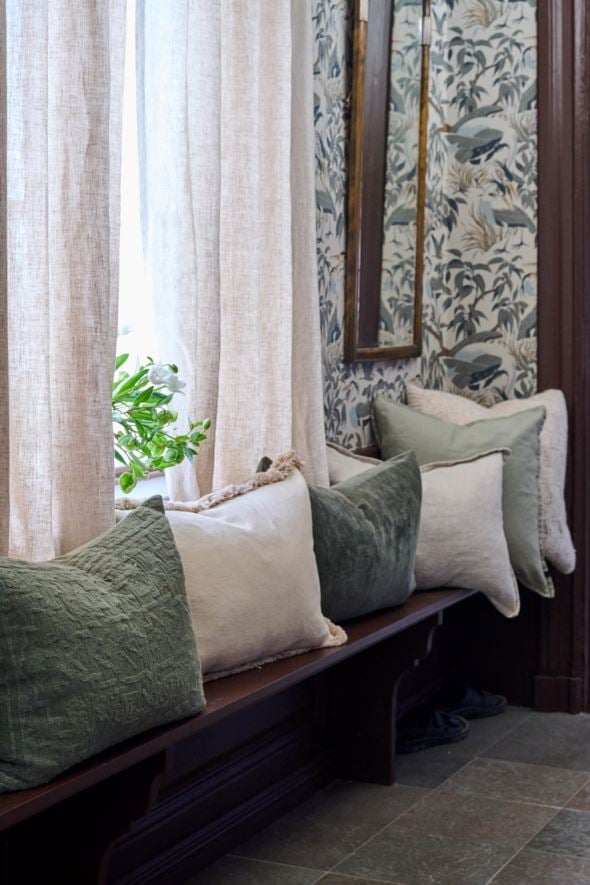 Linane kardin naturaalne toon - 5