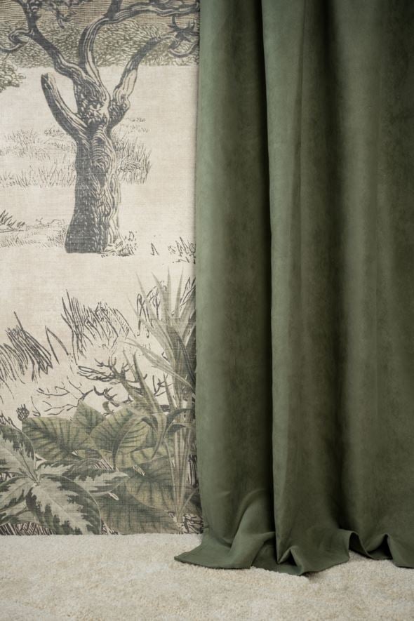 Kardin keskmiselt roheline - 2