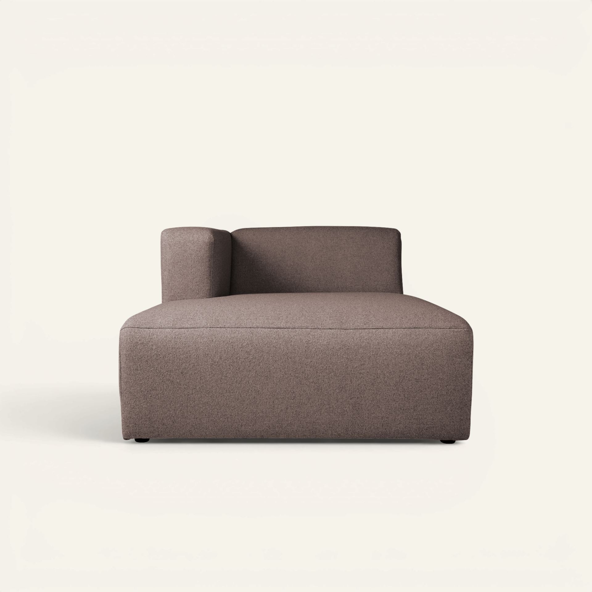 Moodul šezlong vasak pruun - 154x114x73 cm pruun - 1