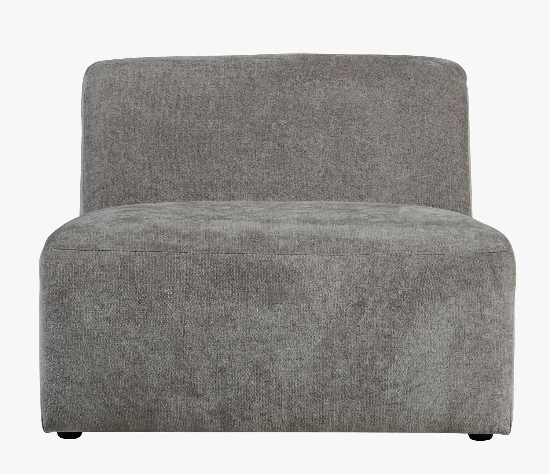 1,5-kohaline mooduldiivan käetoeta hall - 90x93x73 cm hall - 1