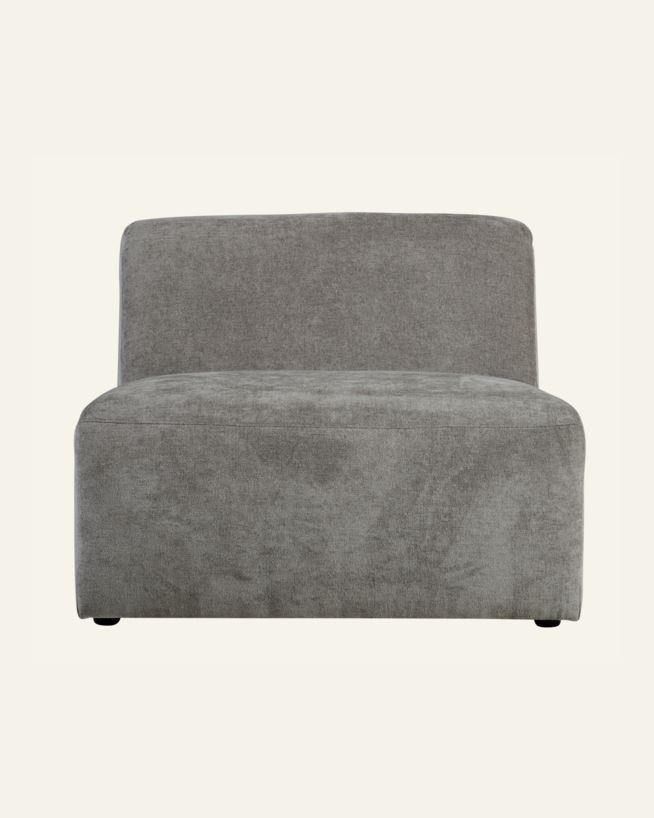 1,5-kohaline moodul ilma käetugedeta hall - 90x93x73 cm hall - 1