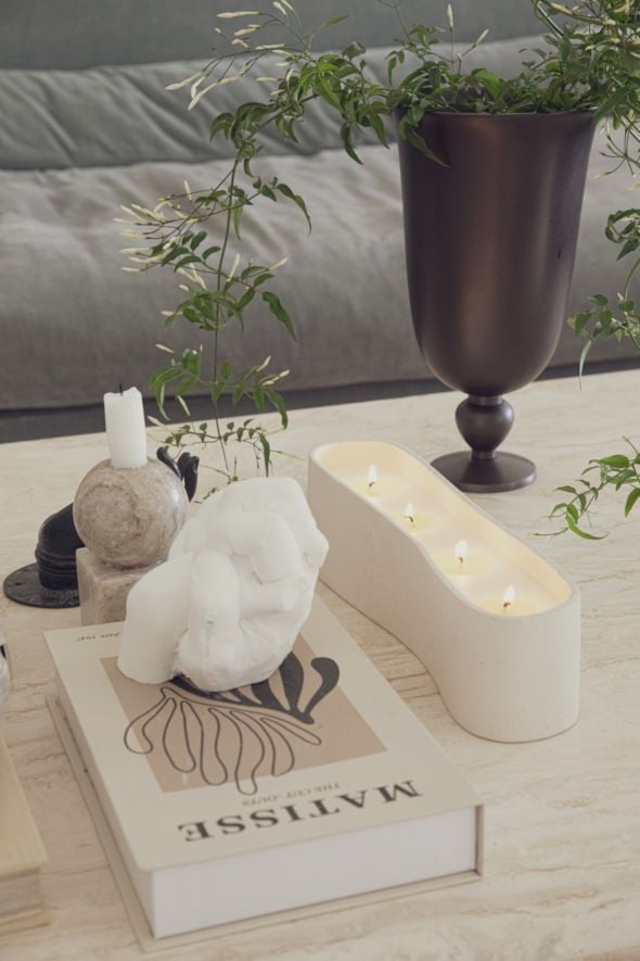 Dekoratiivküünal beež - 2